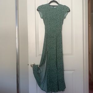 Reformation midi slit dress